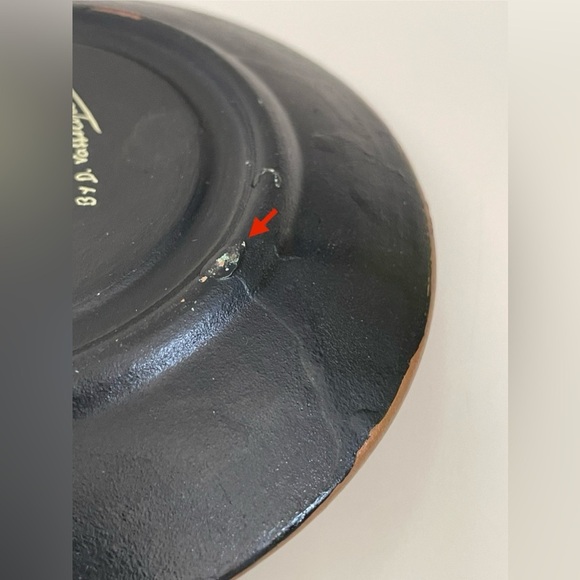 Vintage Black Miniature Greek Mythology Ceramic Collectible Plate Made in Greece - Picture 9 of 14